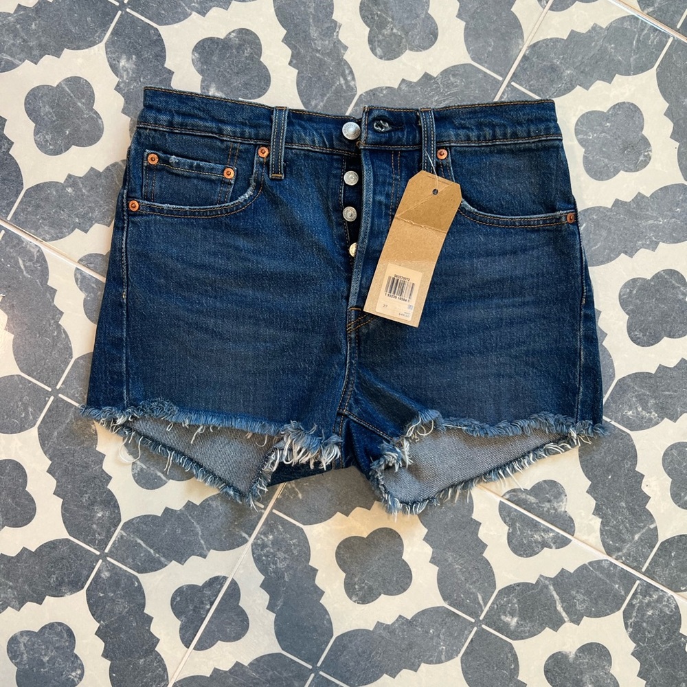 Levi’s cutoff denim shorts